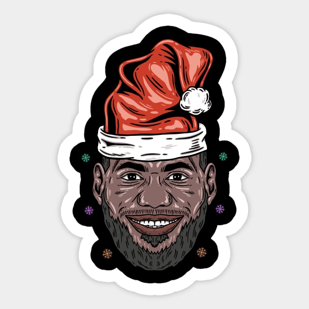 SANTA BRON Sticker by Tee Trends